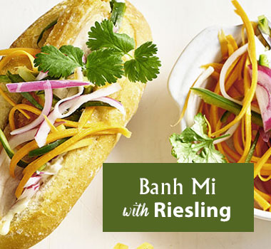 Banh Mi pairs best with Riesling infographic 